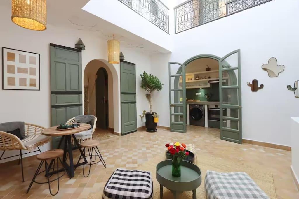 Riad Ptit Kech, Bassin Terrasse - Petits Dejeuners Marakéš Exteriér fotografie