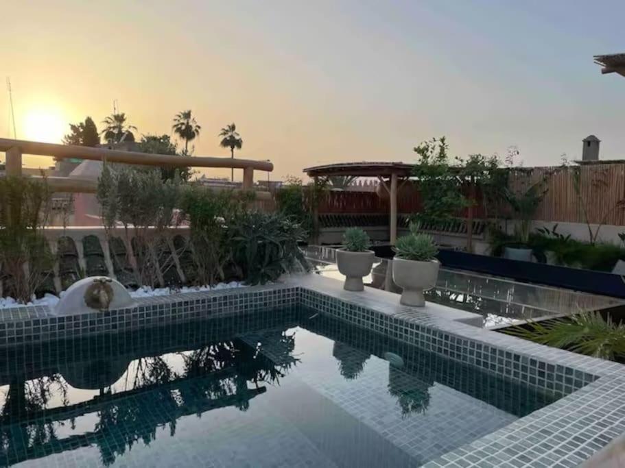 Riad Ptit Kech, Bassin Terrasse - Petits Dejeuners Marakéš Exteriér fotografie